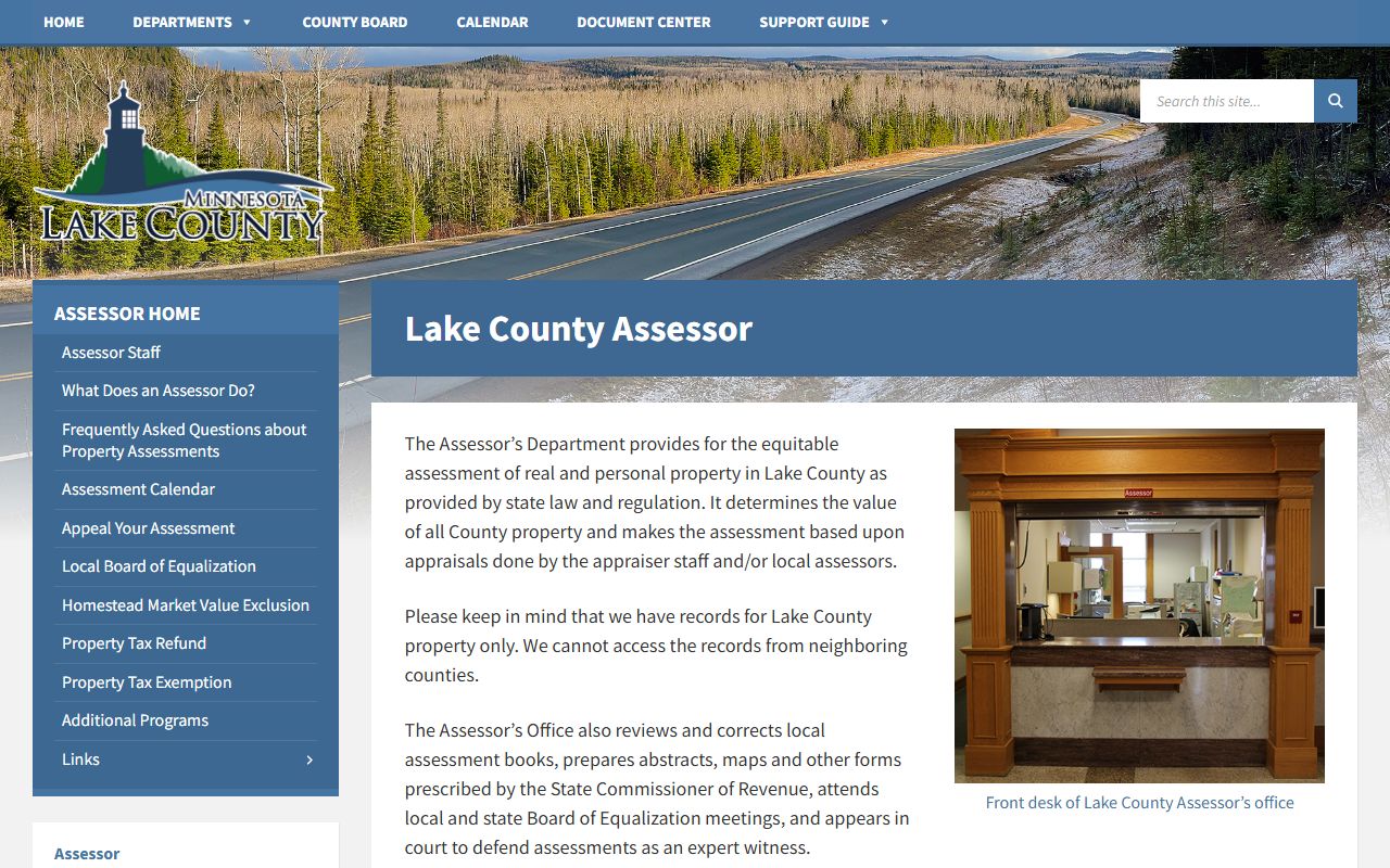 Lake County Property Records - County Assessor office
