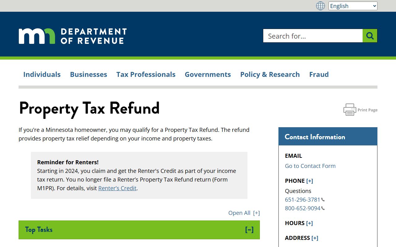Minnesota Property Records - Department of Revenue Property Taxes Portal